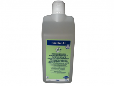 Bacillol AF 1 L - greito paviršių valymo dezinfekantas
