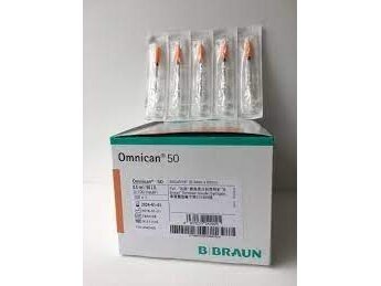 B.Braun Omnican švirkštas insulino, insulininis 0,5 ml sterilus su integruota 30G x 8 mm adata 100 vnt. 1
