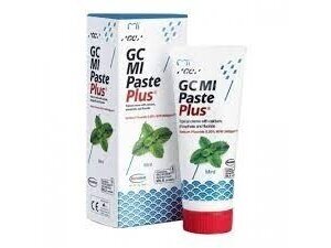 GC MI Paste Plus Recaldent mėtų skonio dantų kremas su fluoru 40 g (35 ml)